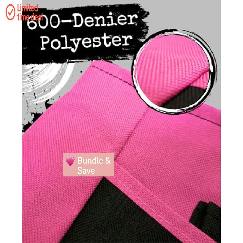 Large Durable Polyester Tote Bag With Multiple Po… - image 5